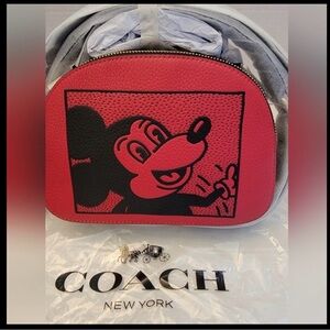 Disney Red and Black Crossbody Bag